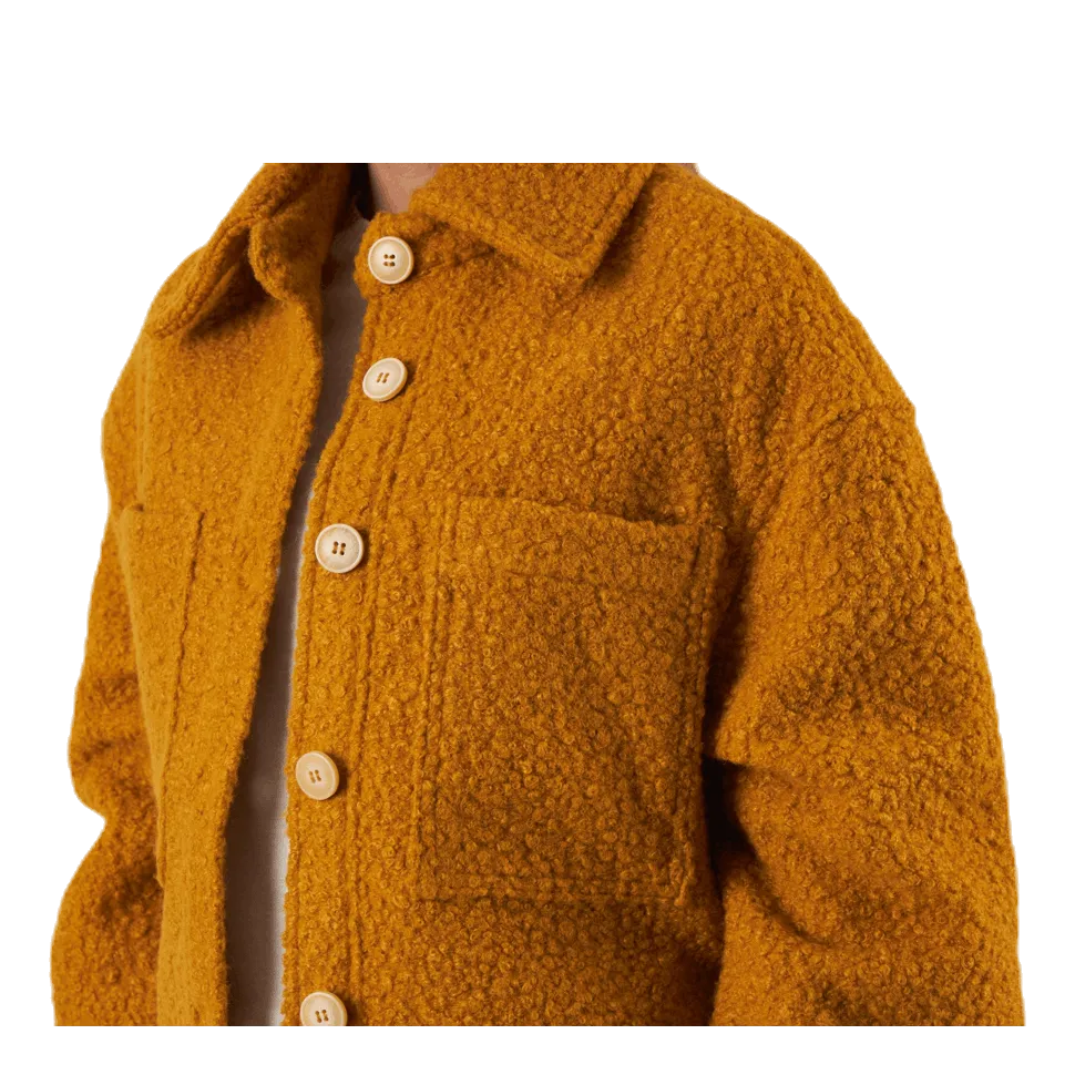 Pieces Anura Overshirt Yellow