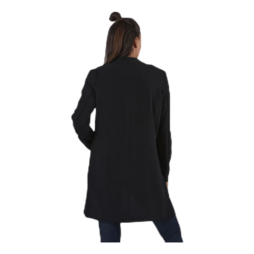 Pieces Belia 3/4 Short Coatigan Black