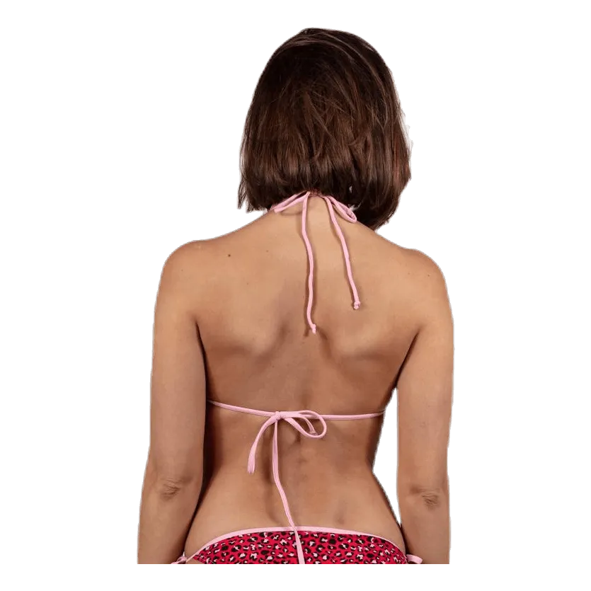 Pieces Benedicte Triangle Bra Red