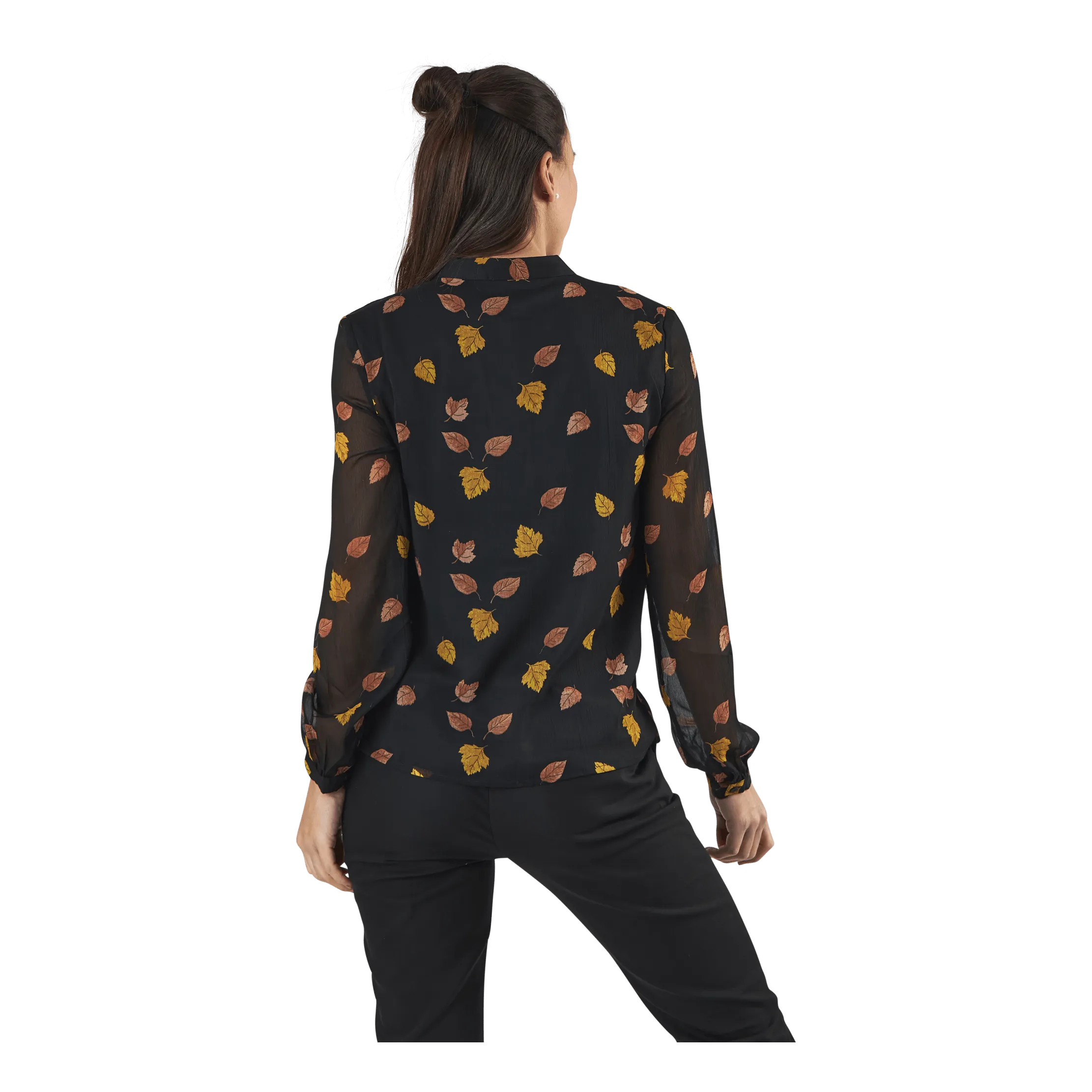 Pieces Blume Ls Shirt Black