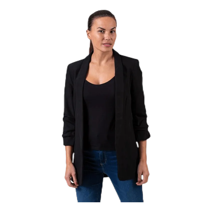 Pieces Boss 3/4 Blazer Black
