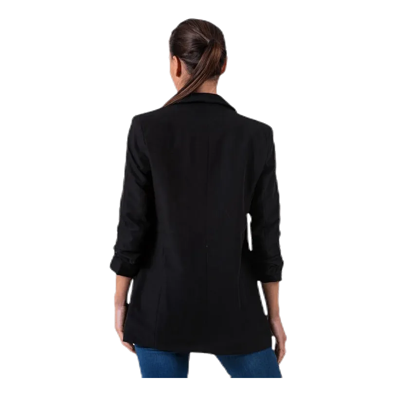 Pieces Boss 3/4 Blazer Black
