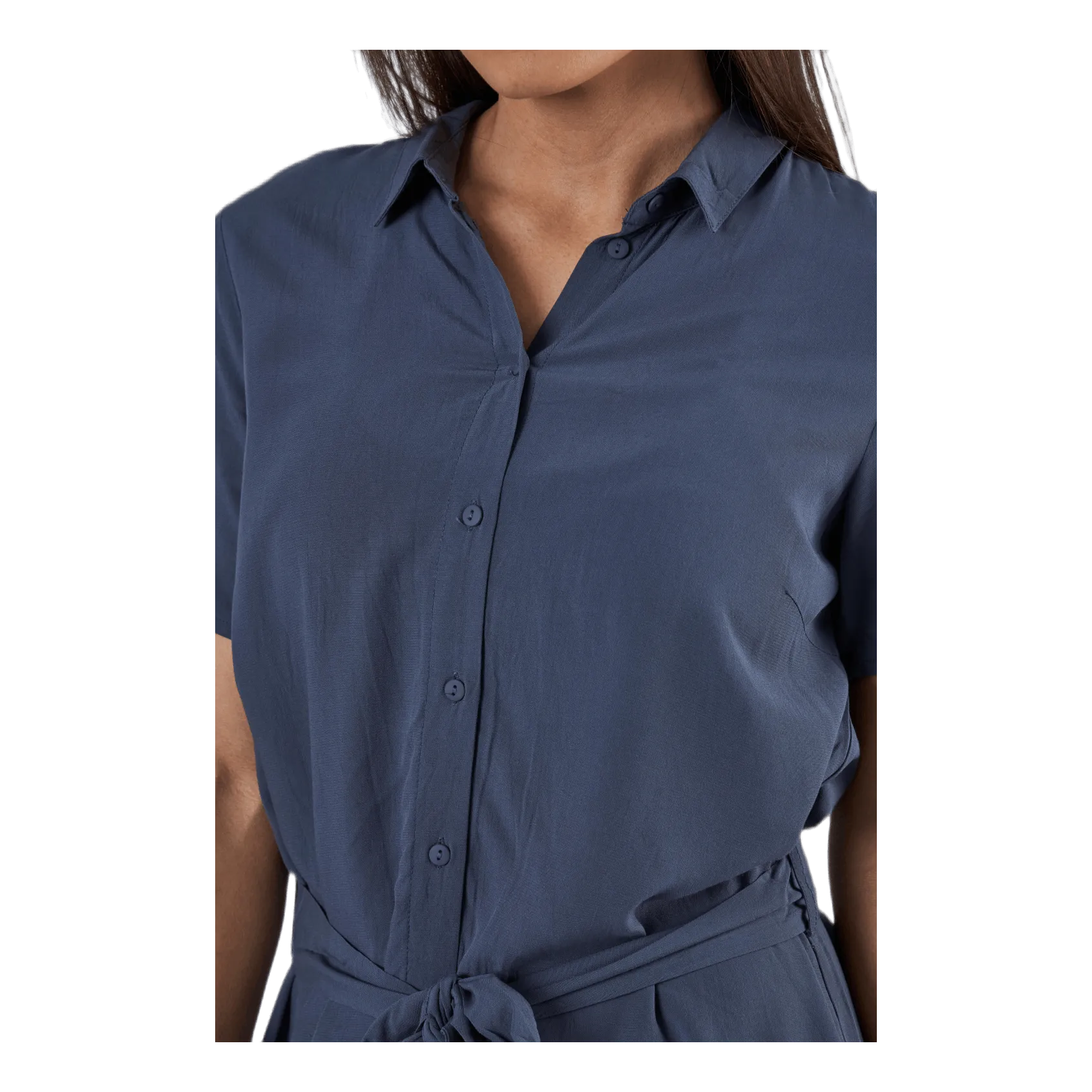 Pieces Cecilie Ss Long Dress Blue