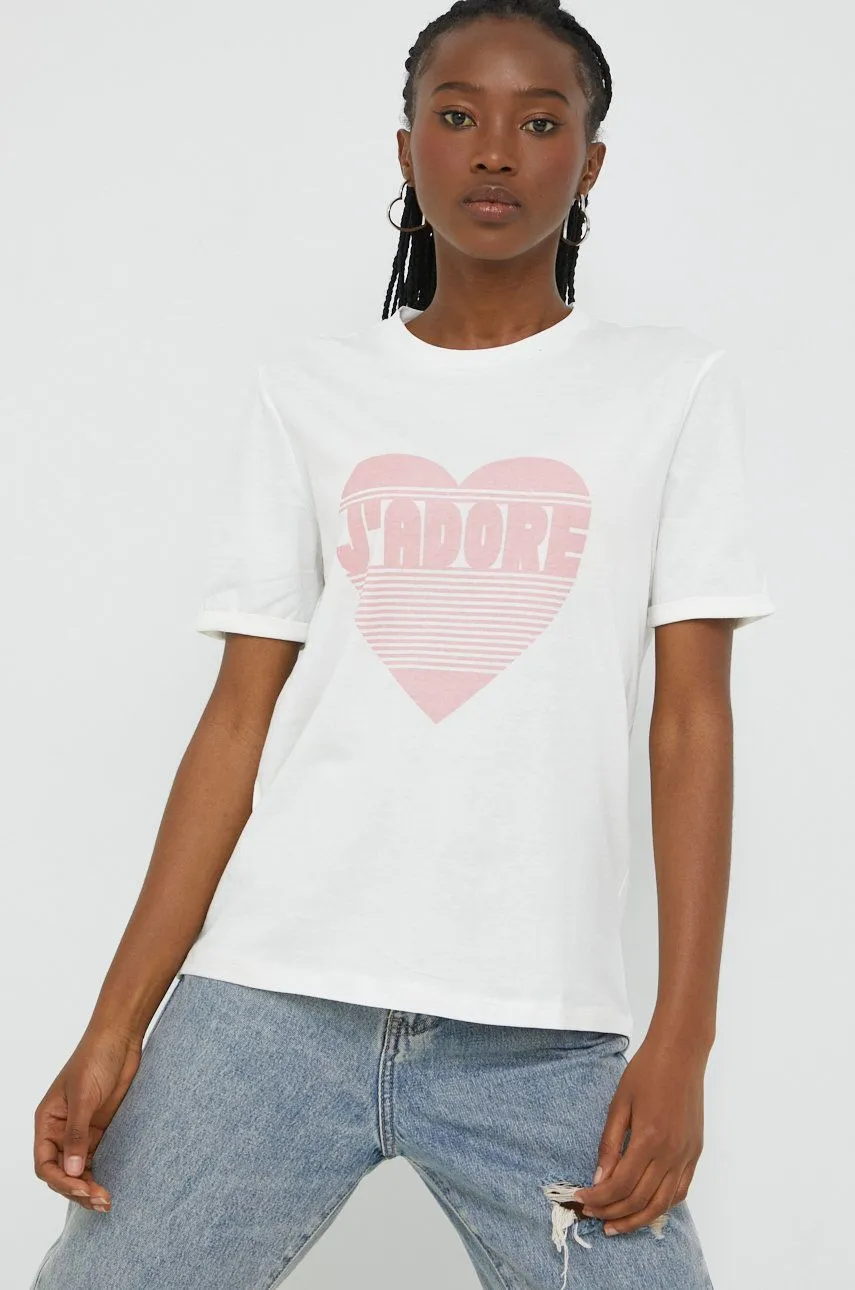 PIECES COTTON TSHIRT