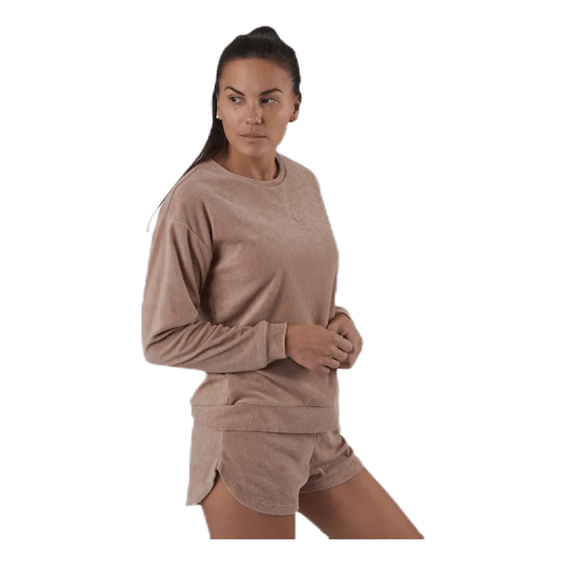 Pieces Dunja Terry Sweat Lounge Bc Red