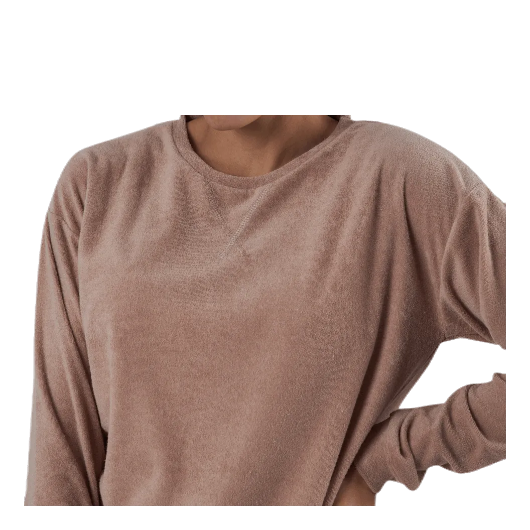 Pieces Dunja Terry Sweat Lounge Bc Red