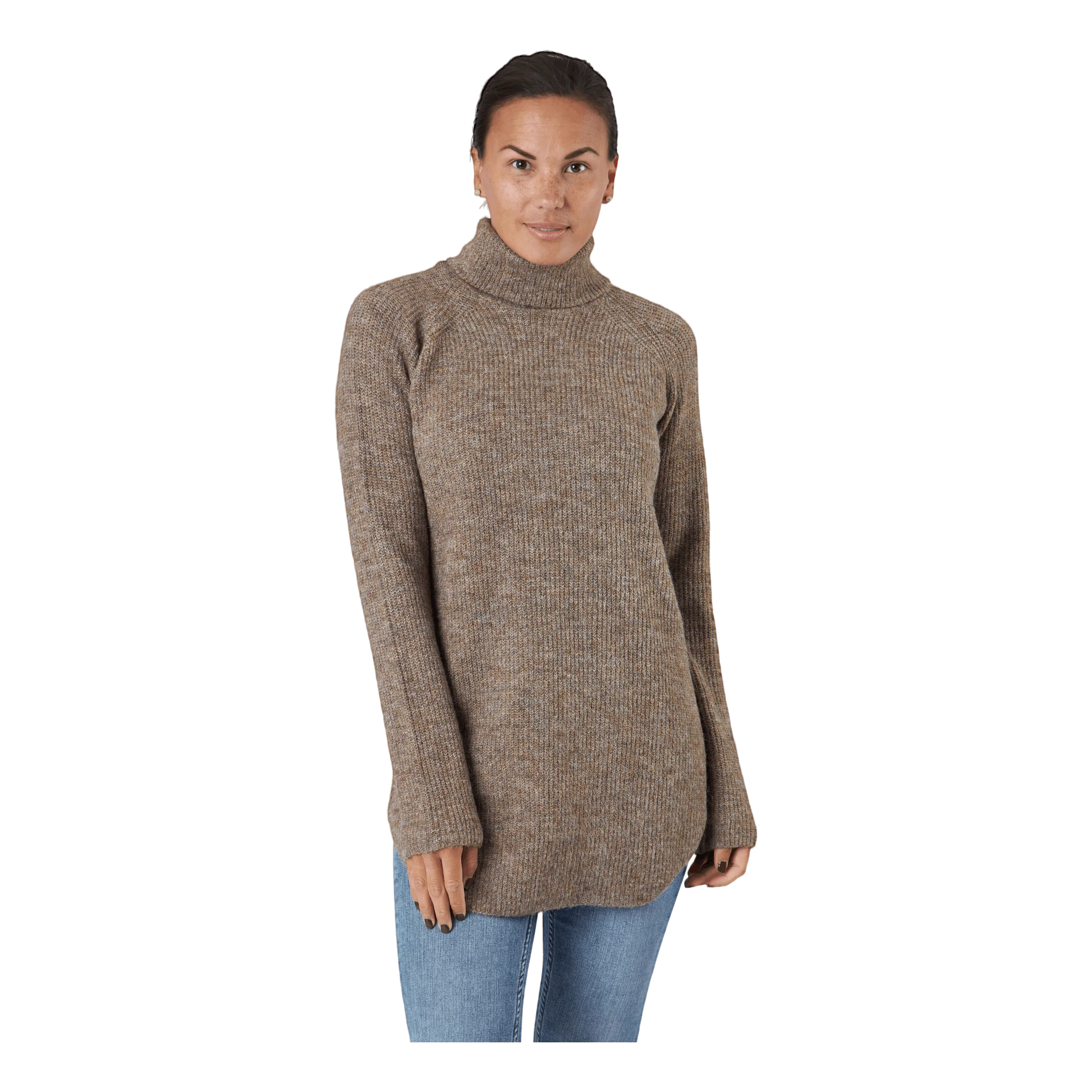 Pieces Ellen Ls Long Knit Fossil