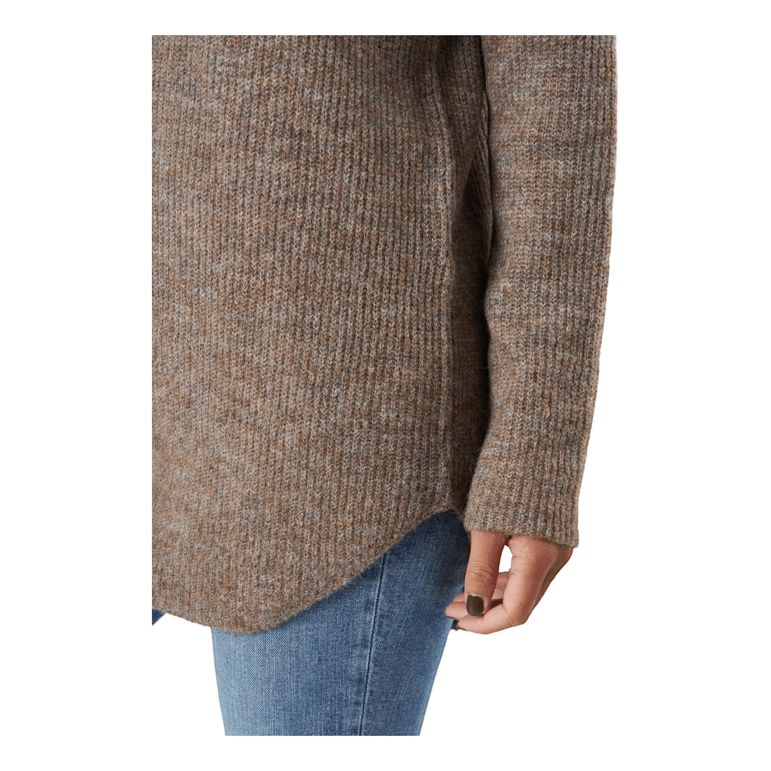 Pieces Ellen Ls Long Knit Fossil