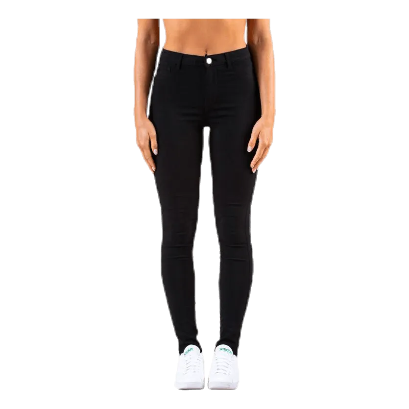 Pieces Highskin Wear Jeggings Black