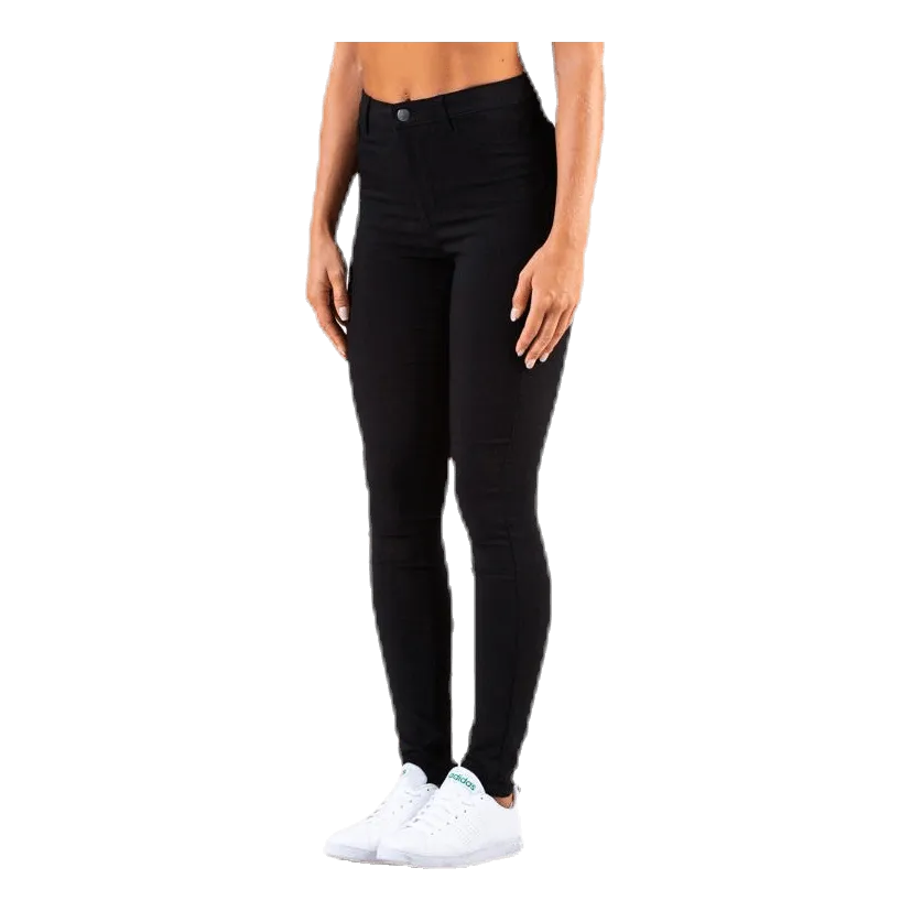Pieces Highskin Wear Jeggings Black
