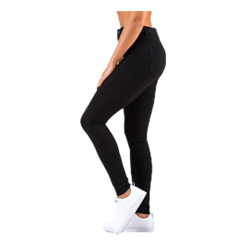 Pieces Highskin Wear Jeggings Black