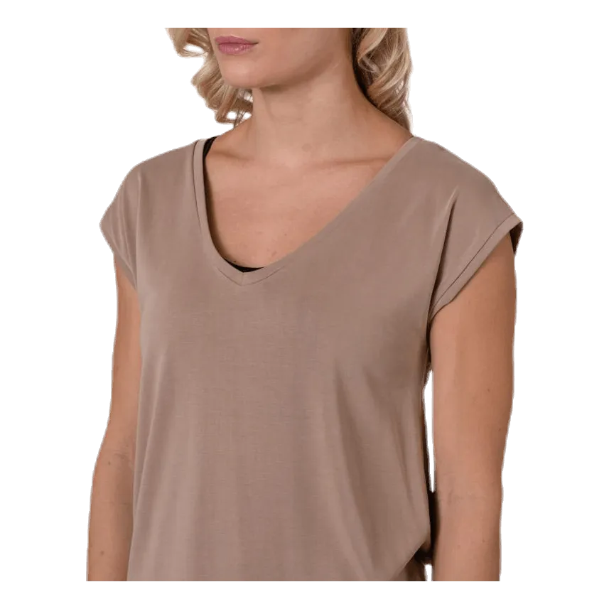 Pieces Kamala Tee Beige