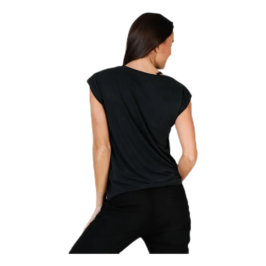 Pieces Kamala Tee Black