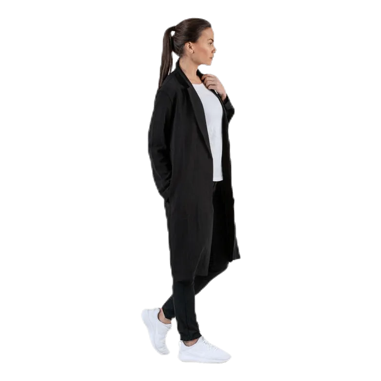 Pieces Kana Ls Coatigan Black