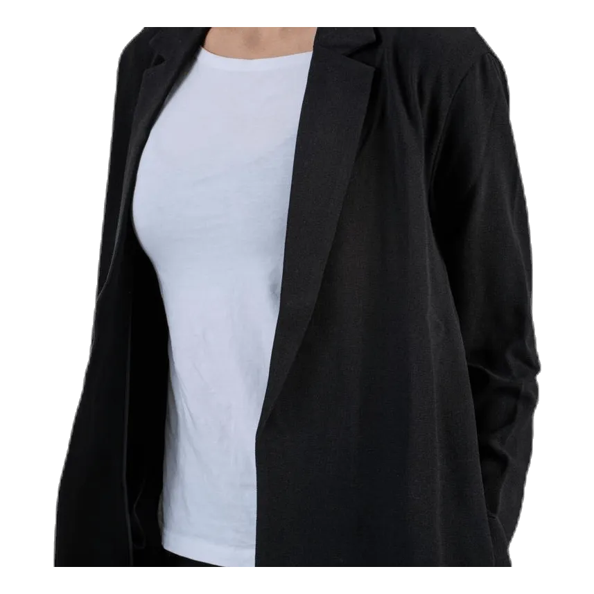 Pieces Kana Ls Coatigan Black