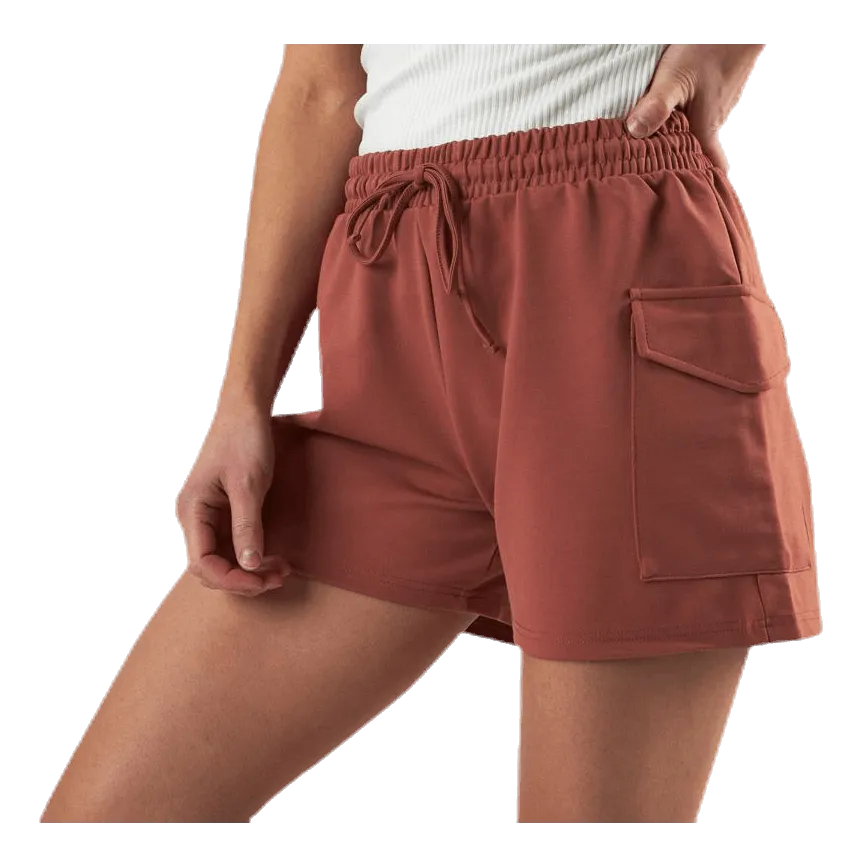 Pieces Marisa Mw Shorts Brown