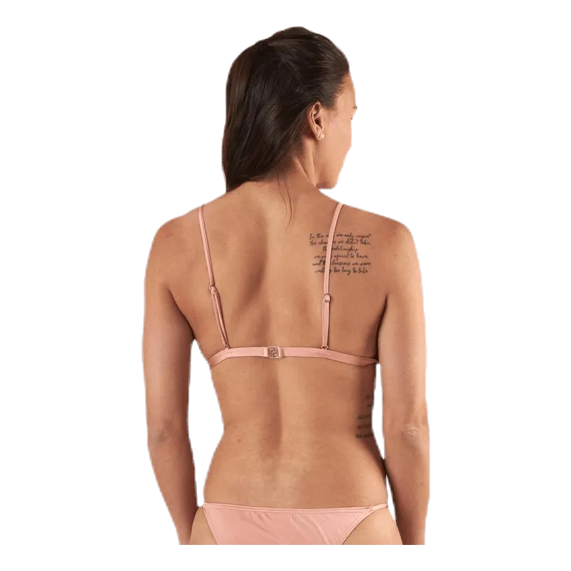 Pieces Nadine Bikini Triangle Bra Brown