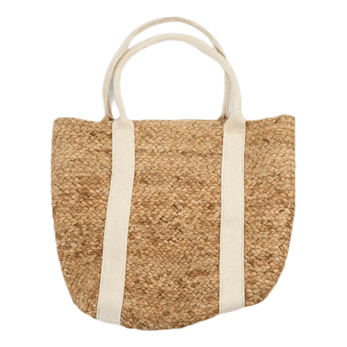 Pieces Nala Jute Shopper Beige