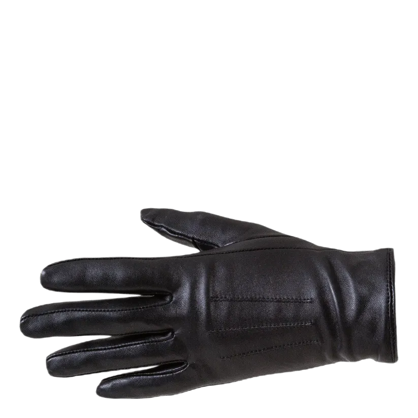 Pieces Nellie Leather Glove Black
