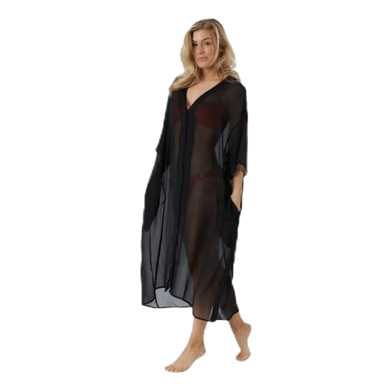 Pieces Nertrud Kaftan Black