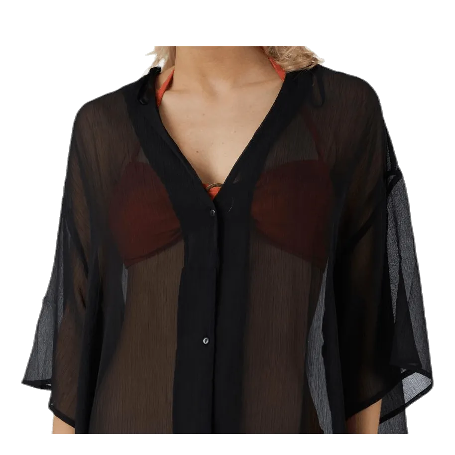 Pieces Nertrud Kaftan Black