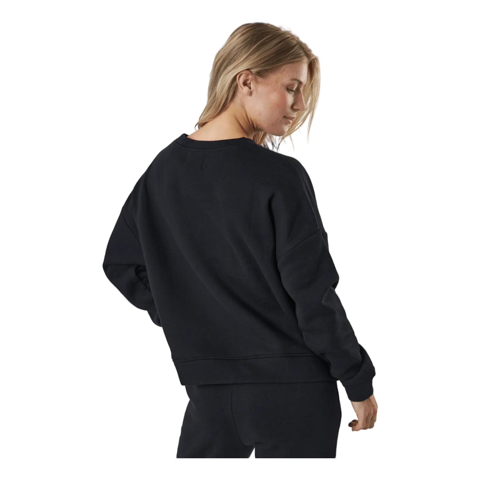 Pieces Pcchilli Ls Sweat Noos Bc Black