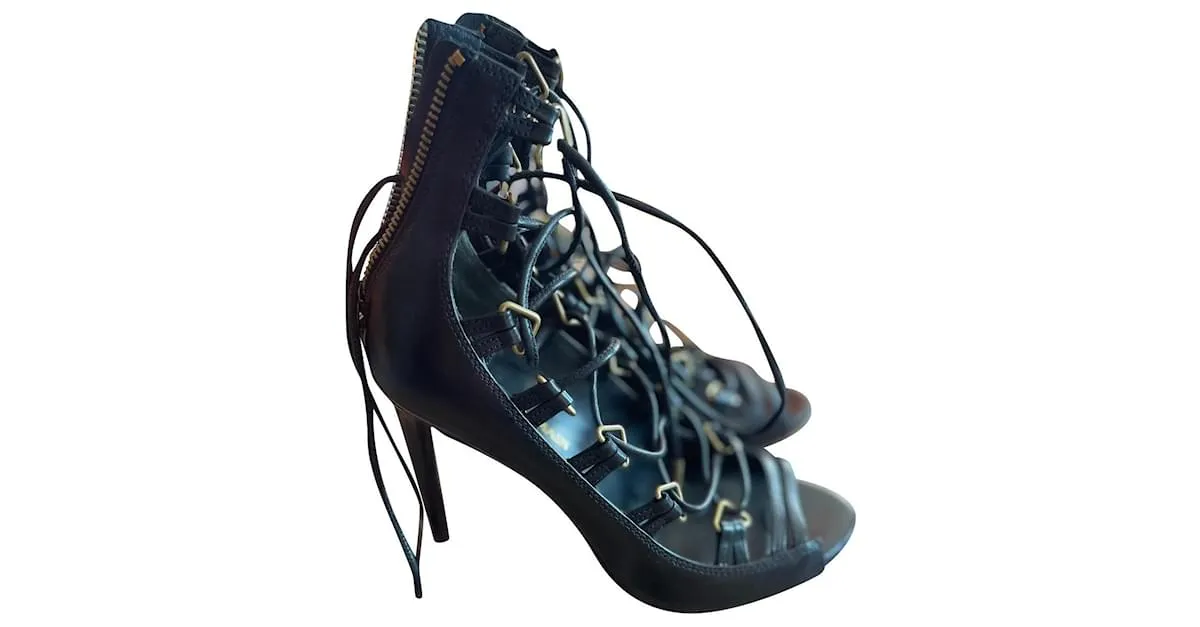 Pierre Balmain Sandalias Negro 