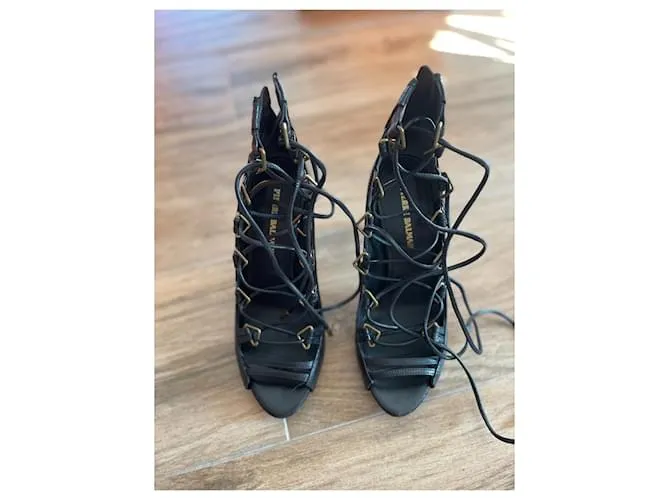 Pierre Balmain Sandalias Negro 