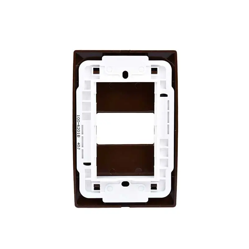 PLACA 1 MóDULO HORIZONTAL ROYER 100 1006201B CHOCOLATE