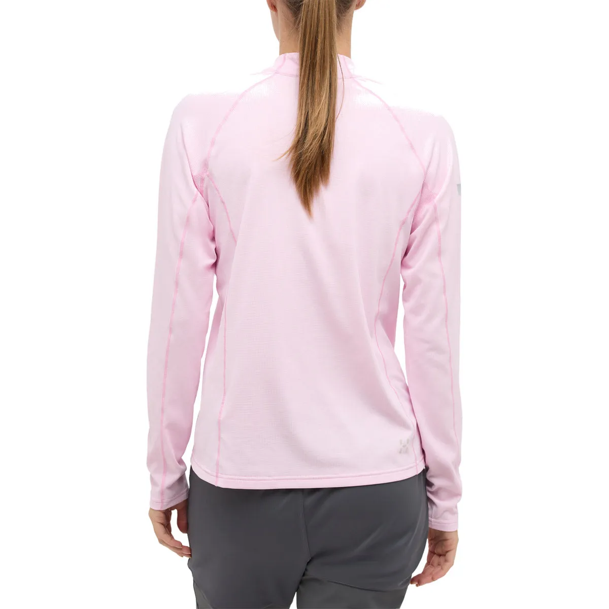 Polar Mujer L.I.M Tempo Trail Halfzip Wome Haglöfs Rosa