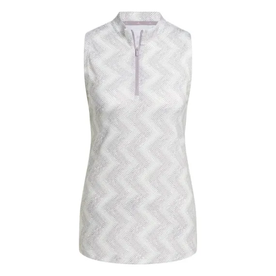 Polo Sin Mangas Adidas Ultimate 365 Ottoman Printed Mujer