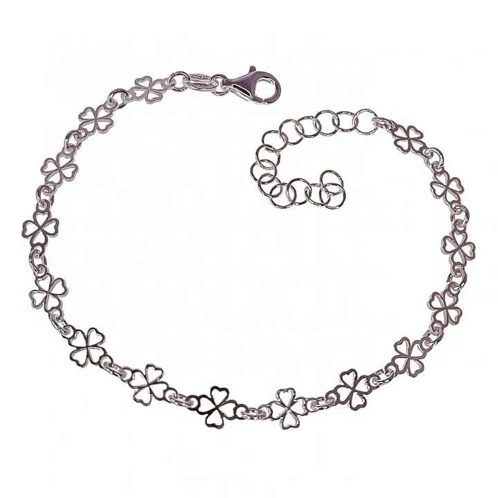 Pulsera Plata Tréboles