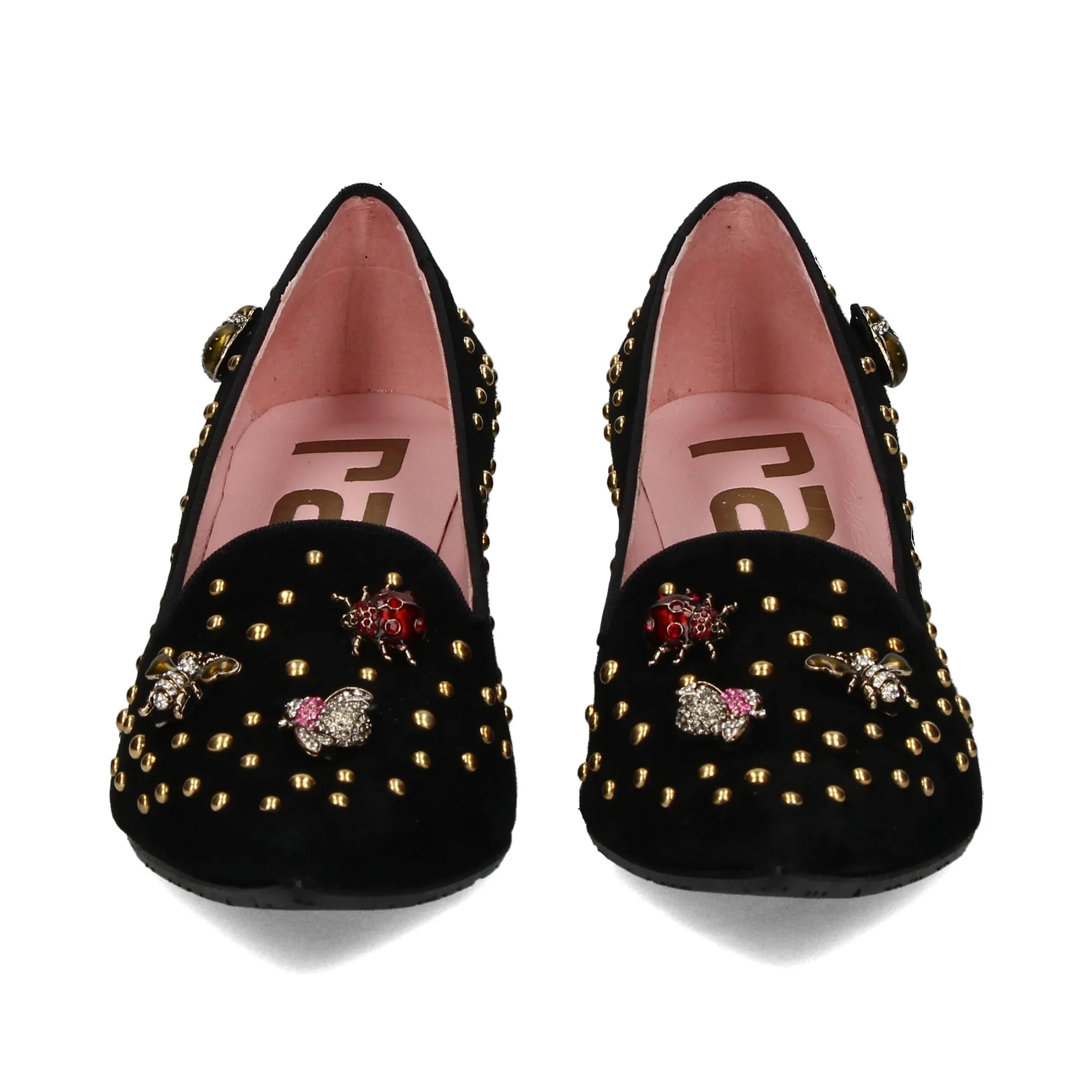RAS Zapatos de tacón medio de Mujer NEGRO