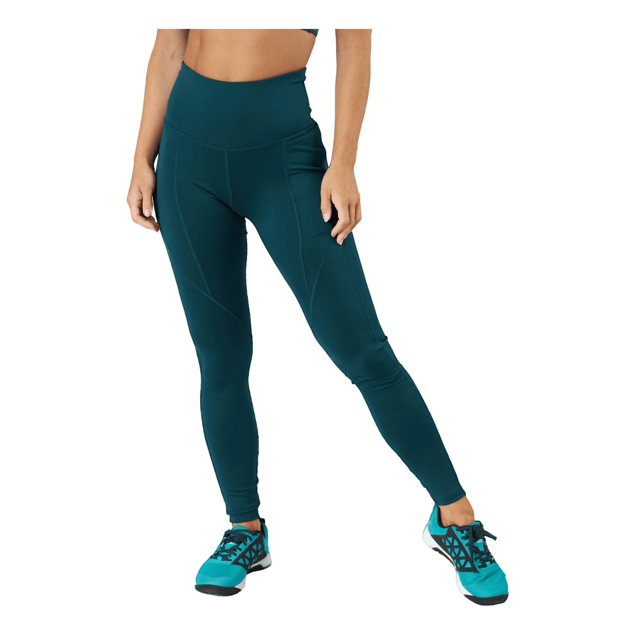 Reebok Wor Pp High Rise Tight Forgrn