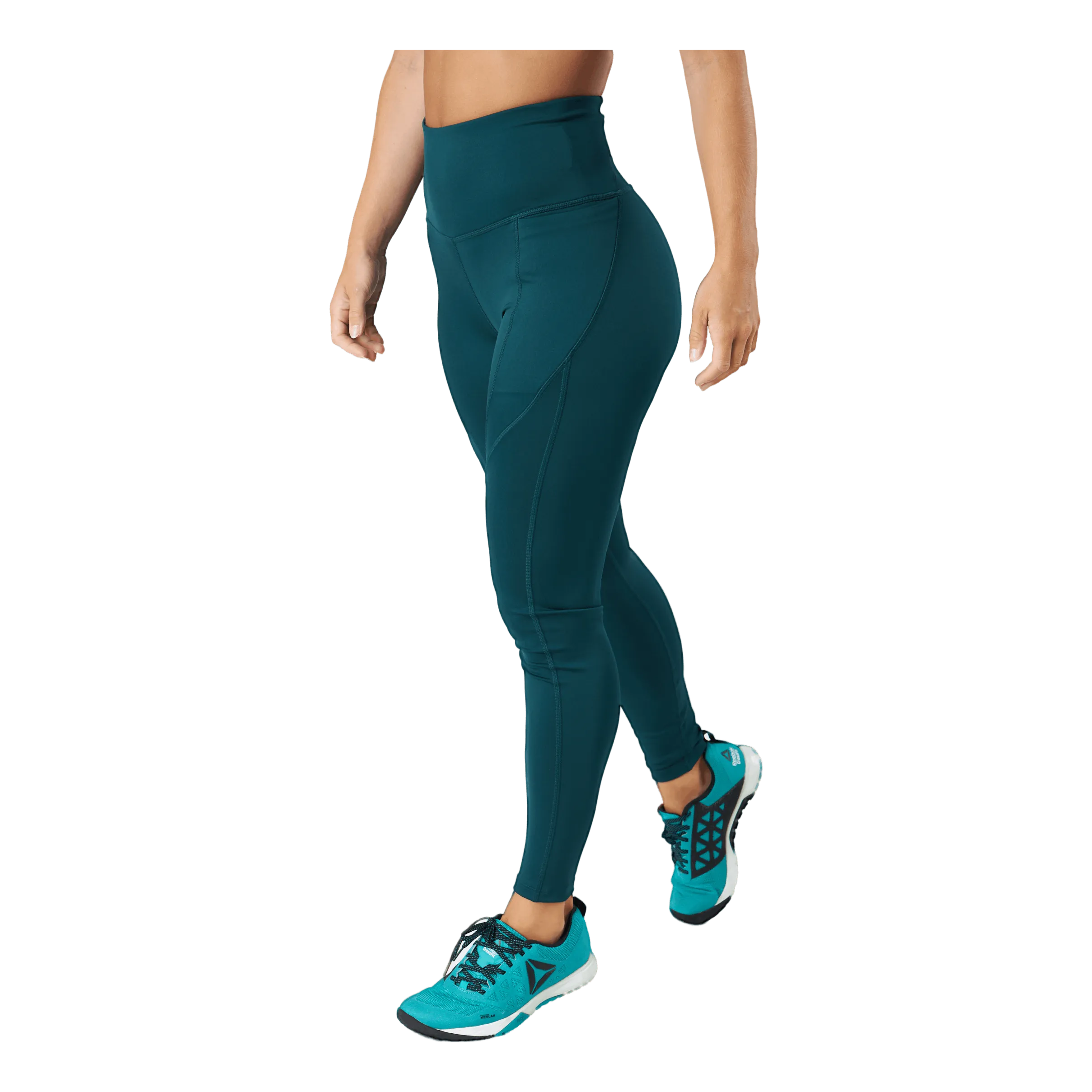 Reebok Wor Pp High Rise Tight Forgrn