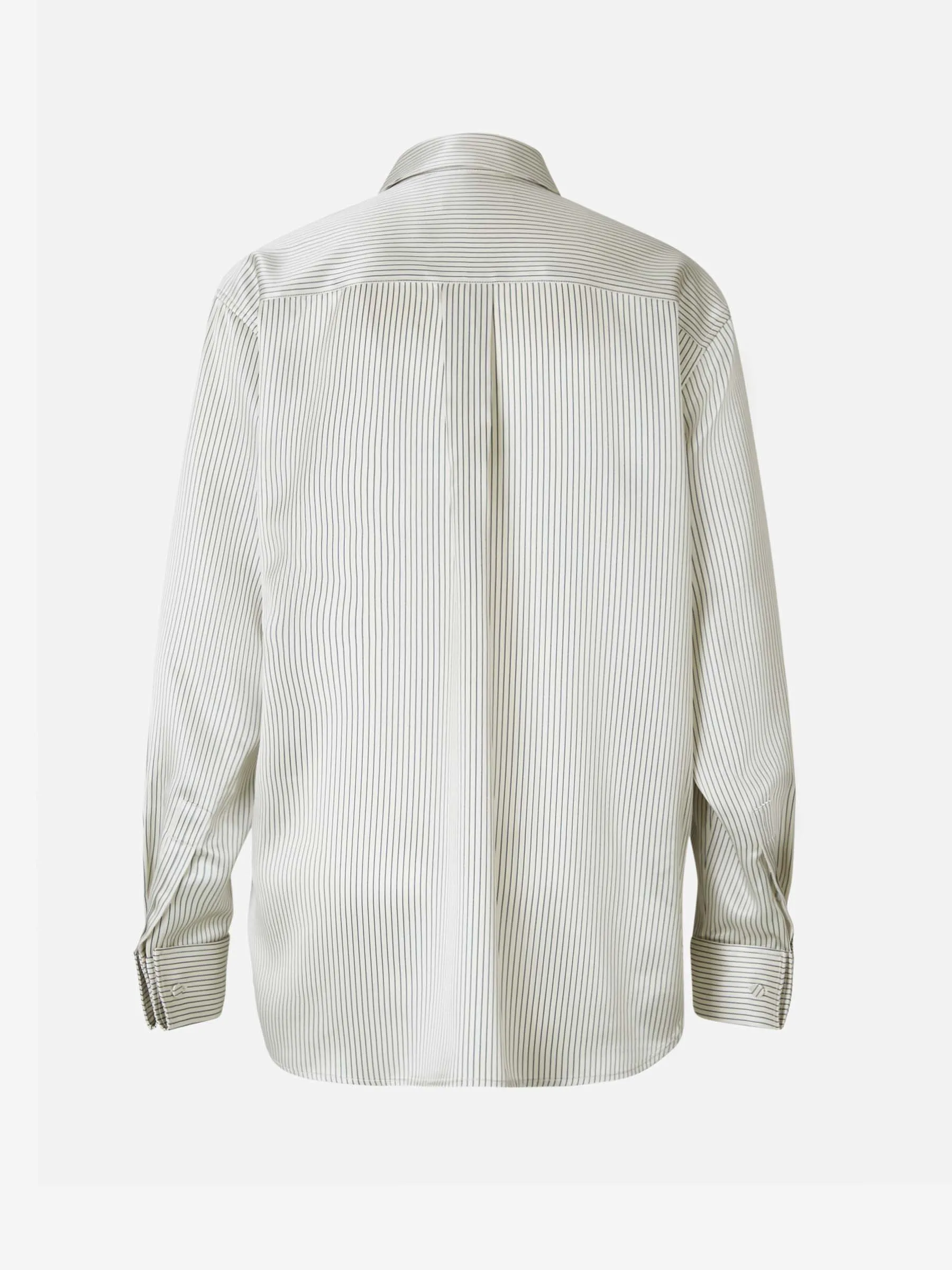 Saint Laurent Camisa Motivo Rayas Seda