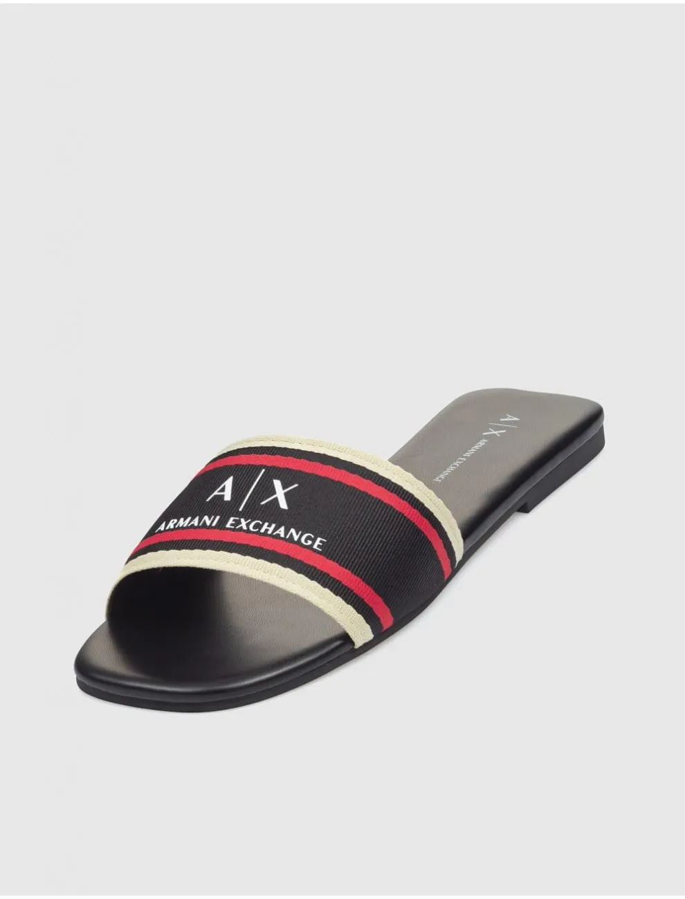 Sandalia Armani Exchange Xdp045 Negro