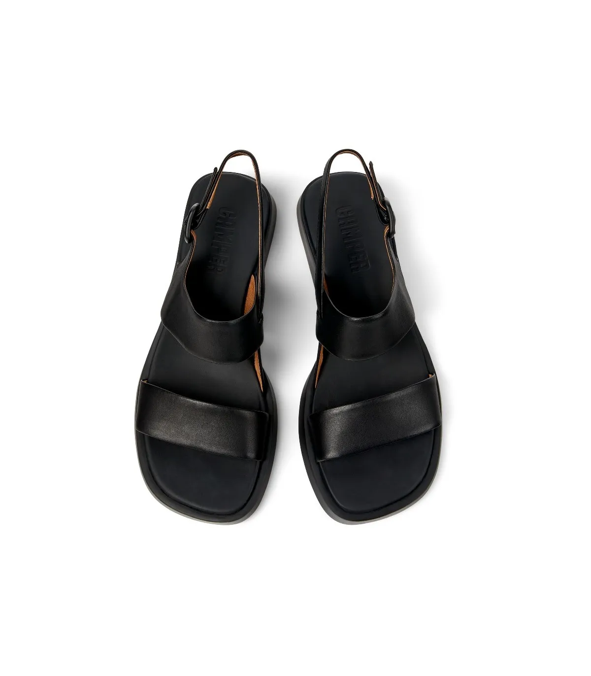 Sandalia Piel Negro