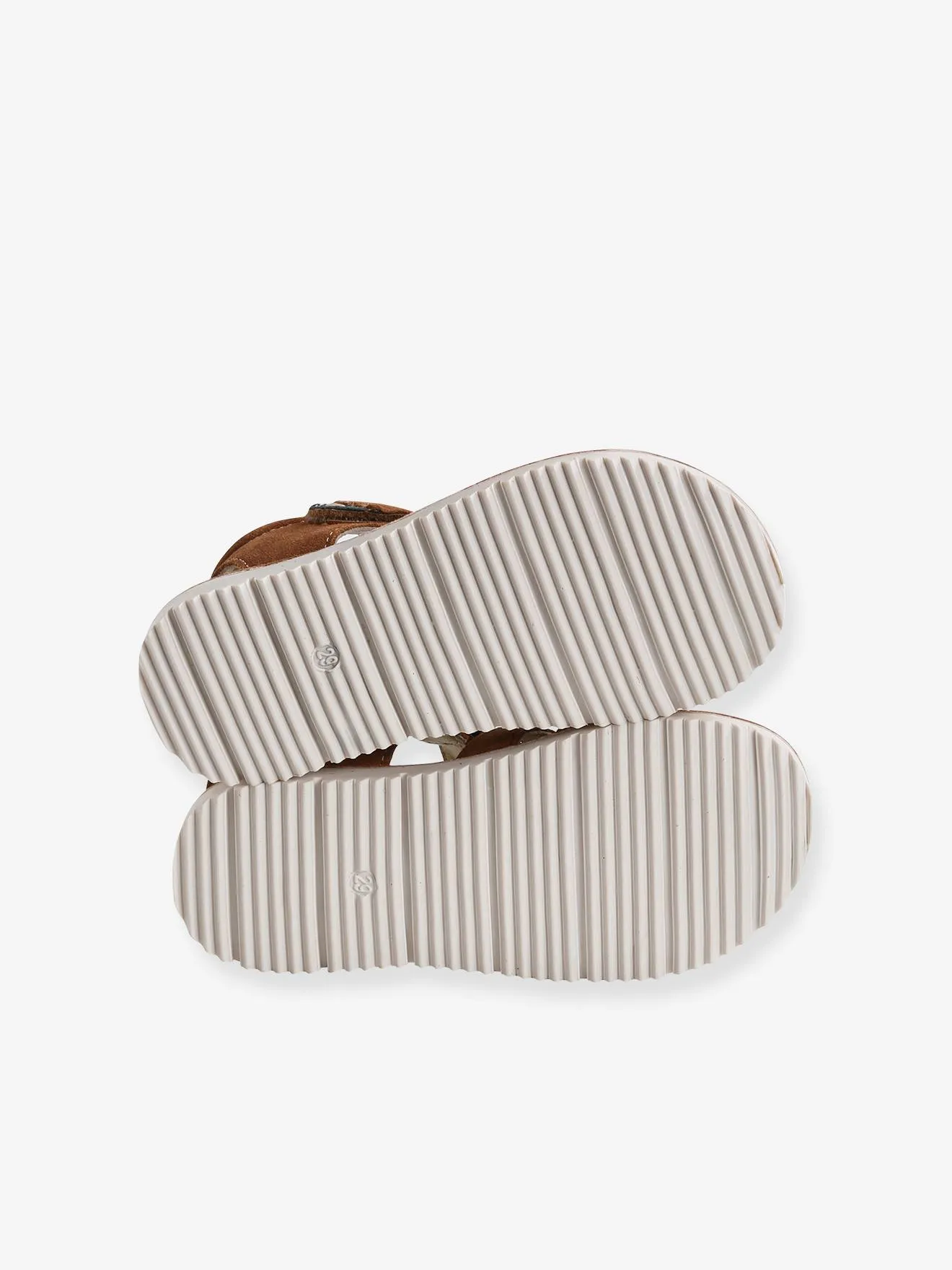 Sandalias de piel con tiras autoadherentes, para niño
