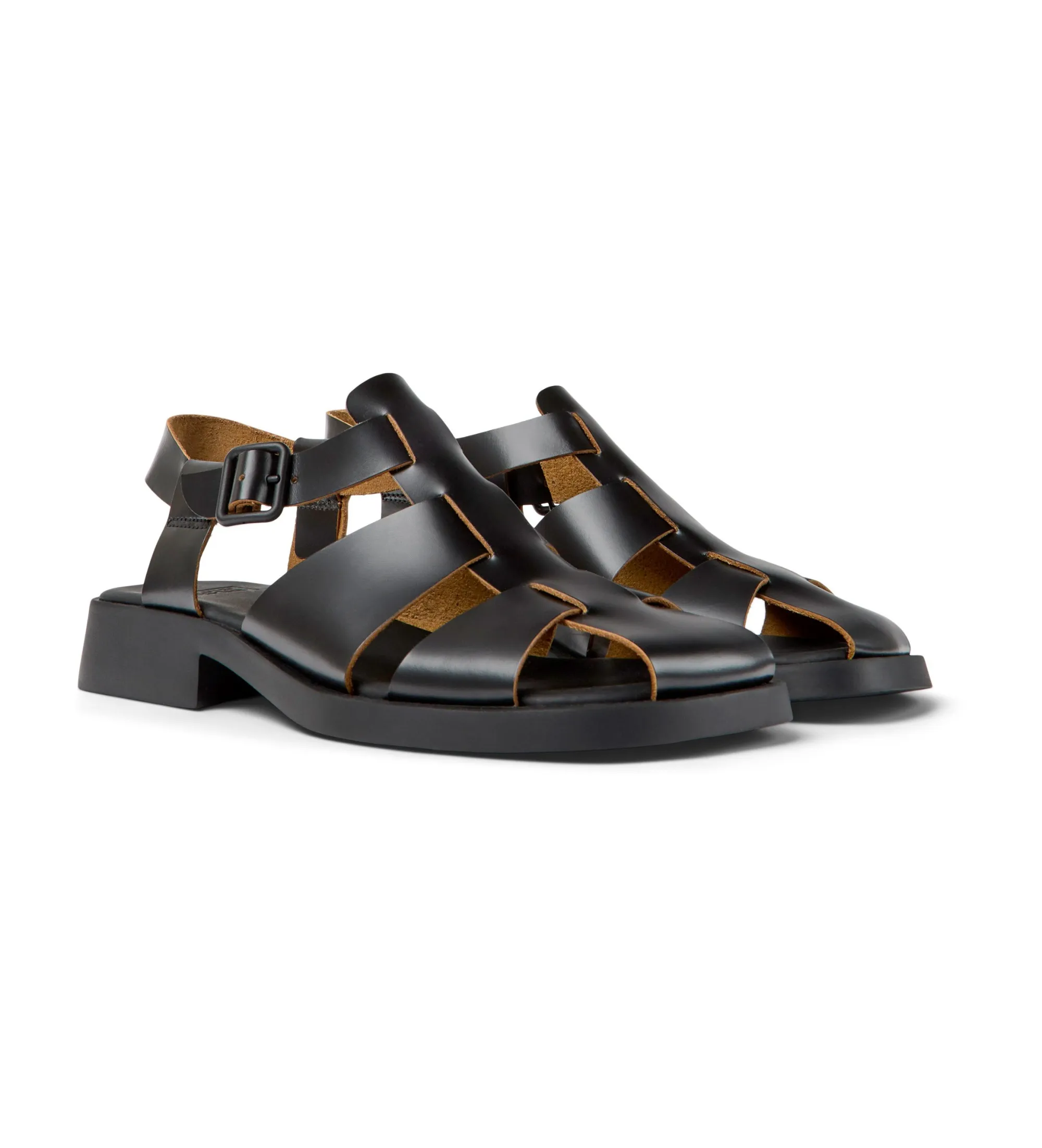 Sandalias de piel Dana negro