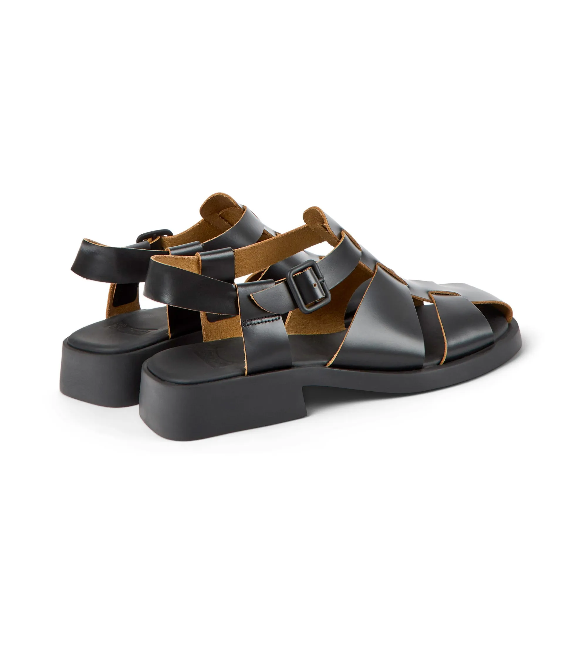 Sandalias de piel Dana negro