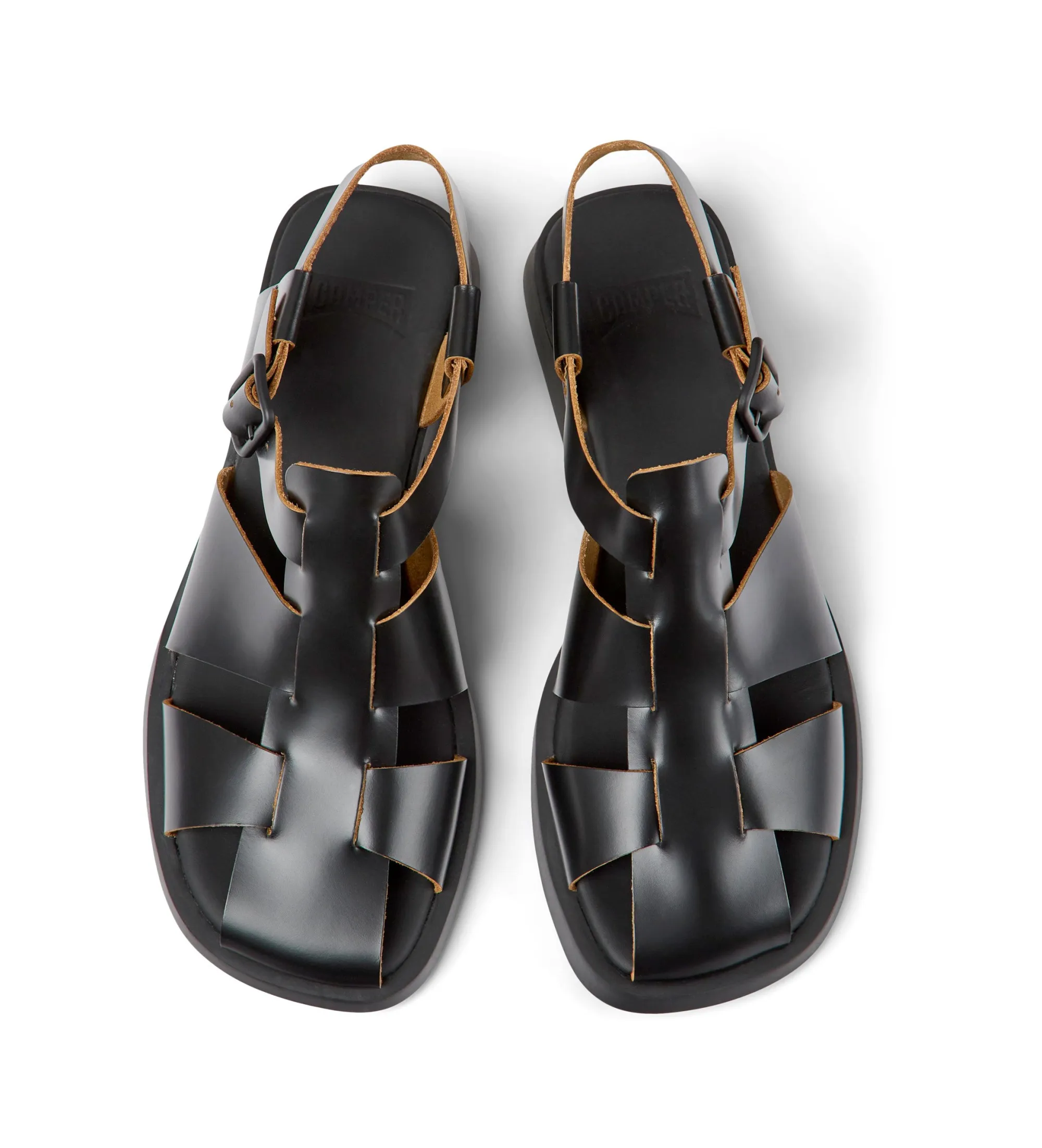 Sandalias de piel Dana negro