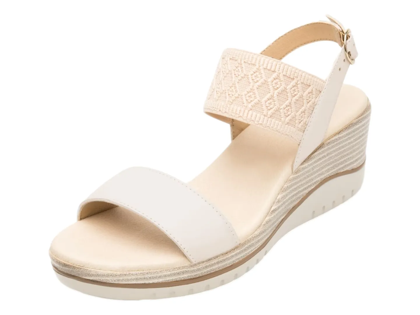Sandalias Flexi Emily  Blanco Para Mujer