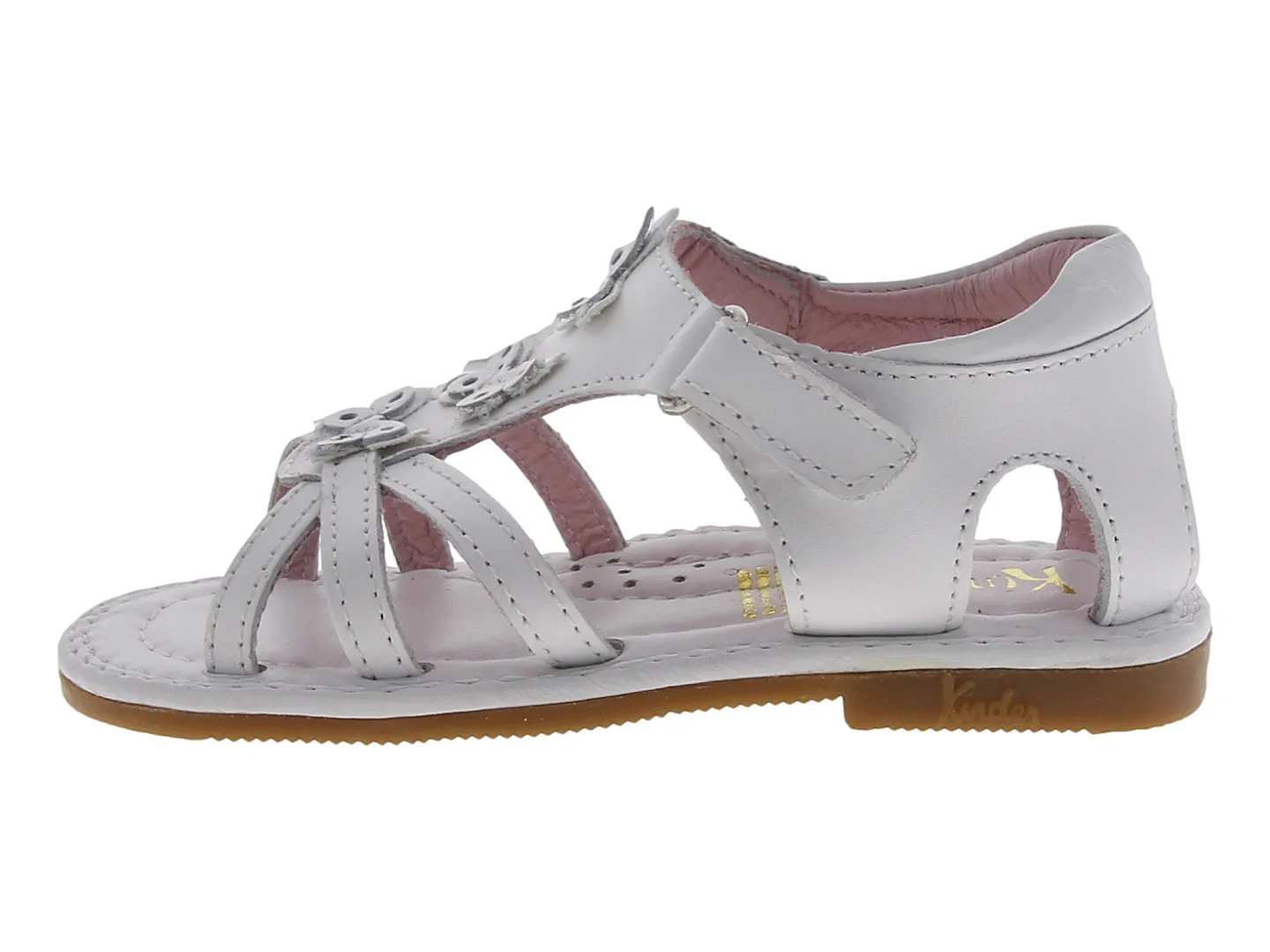Sandalias Kinder 6941 Blanco Para Niña