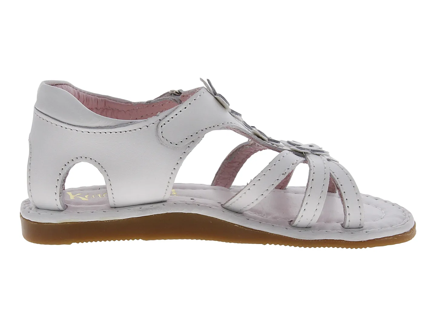 Sandalias Kinder 6941 Blanco Para Niña