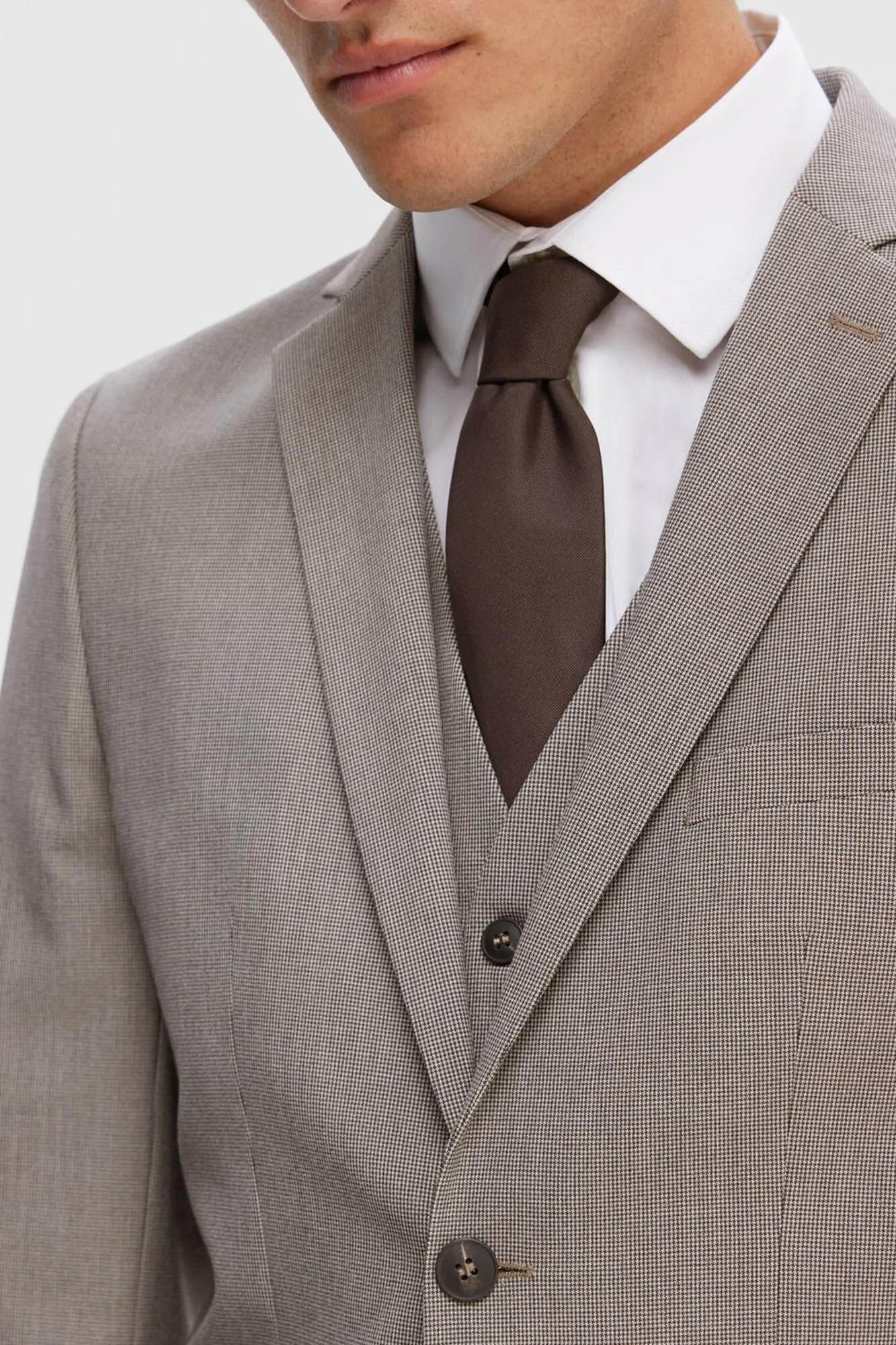 Selected Americana Slim Fit de cuadros