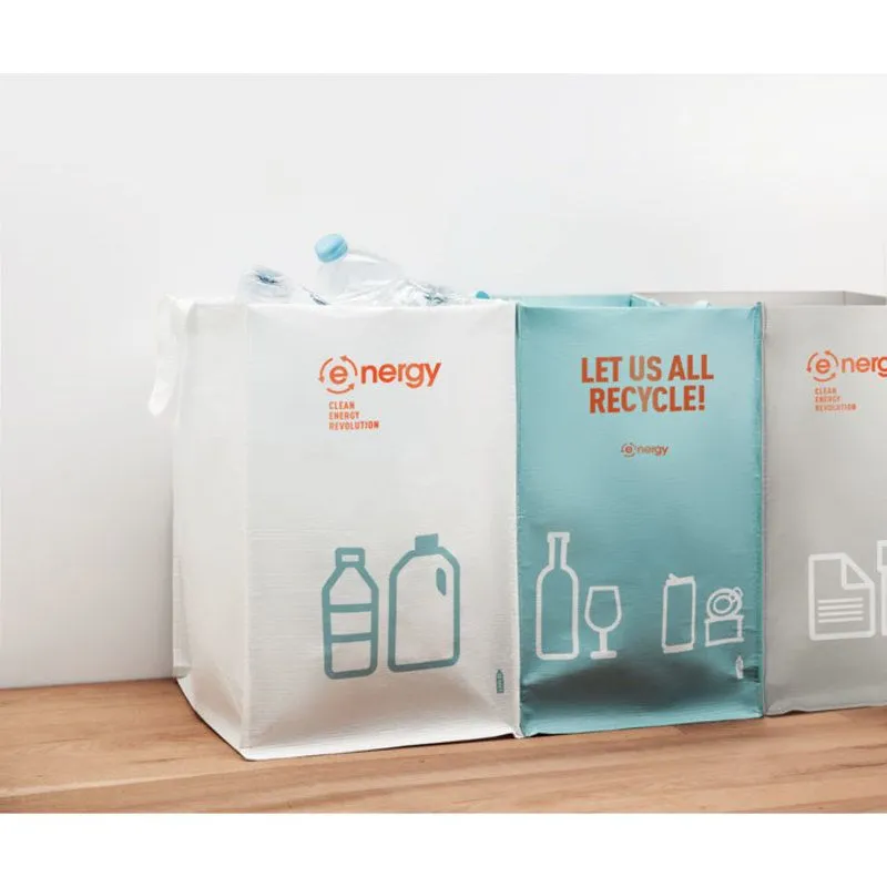 Set de 3 bolsas reciclaje RPET