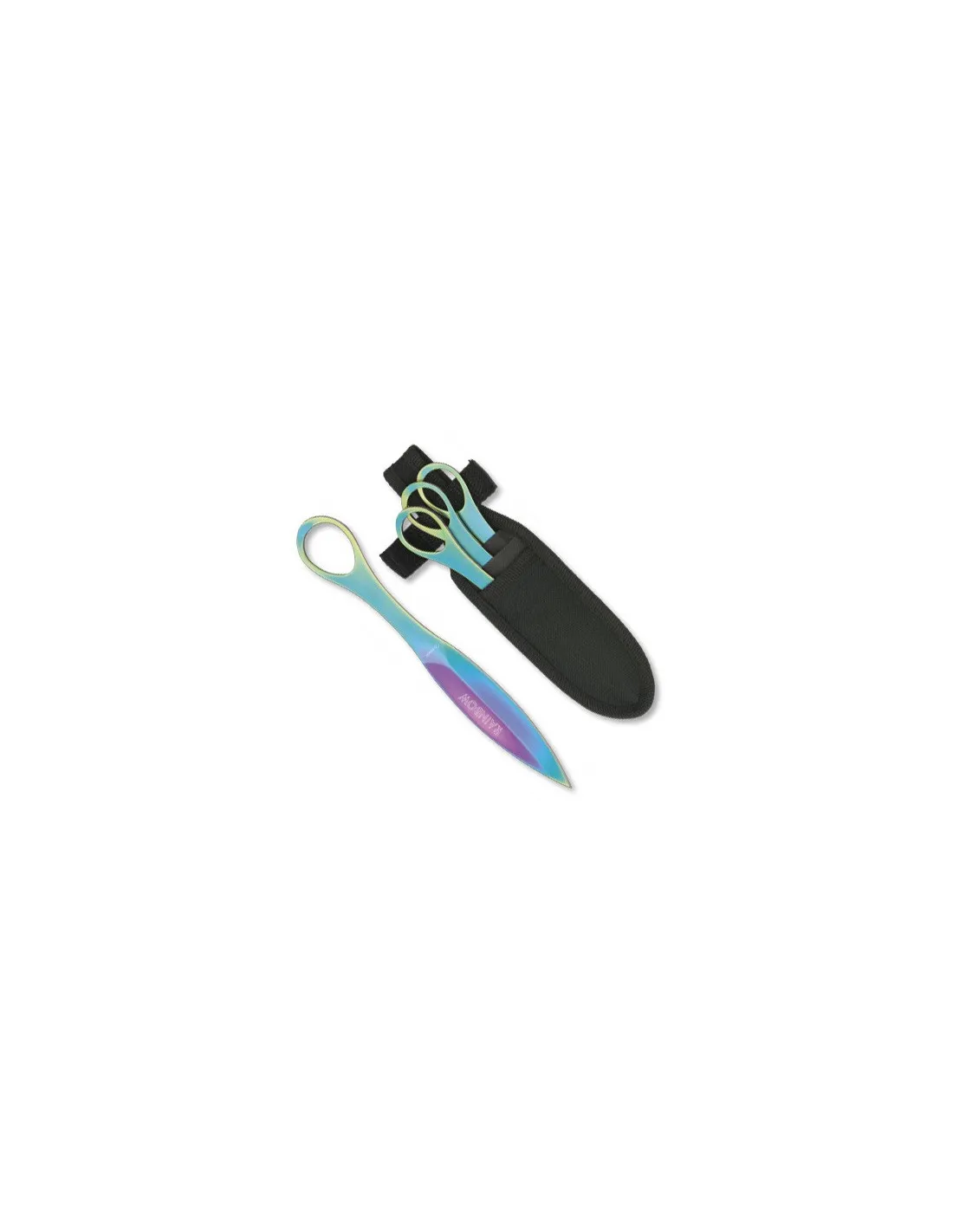 Set de 3 lanzadores Rainbow con funda