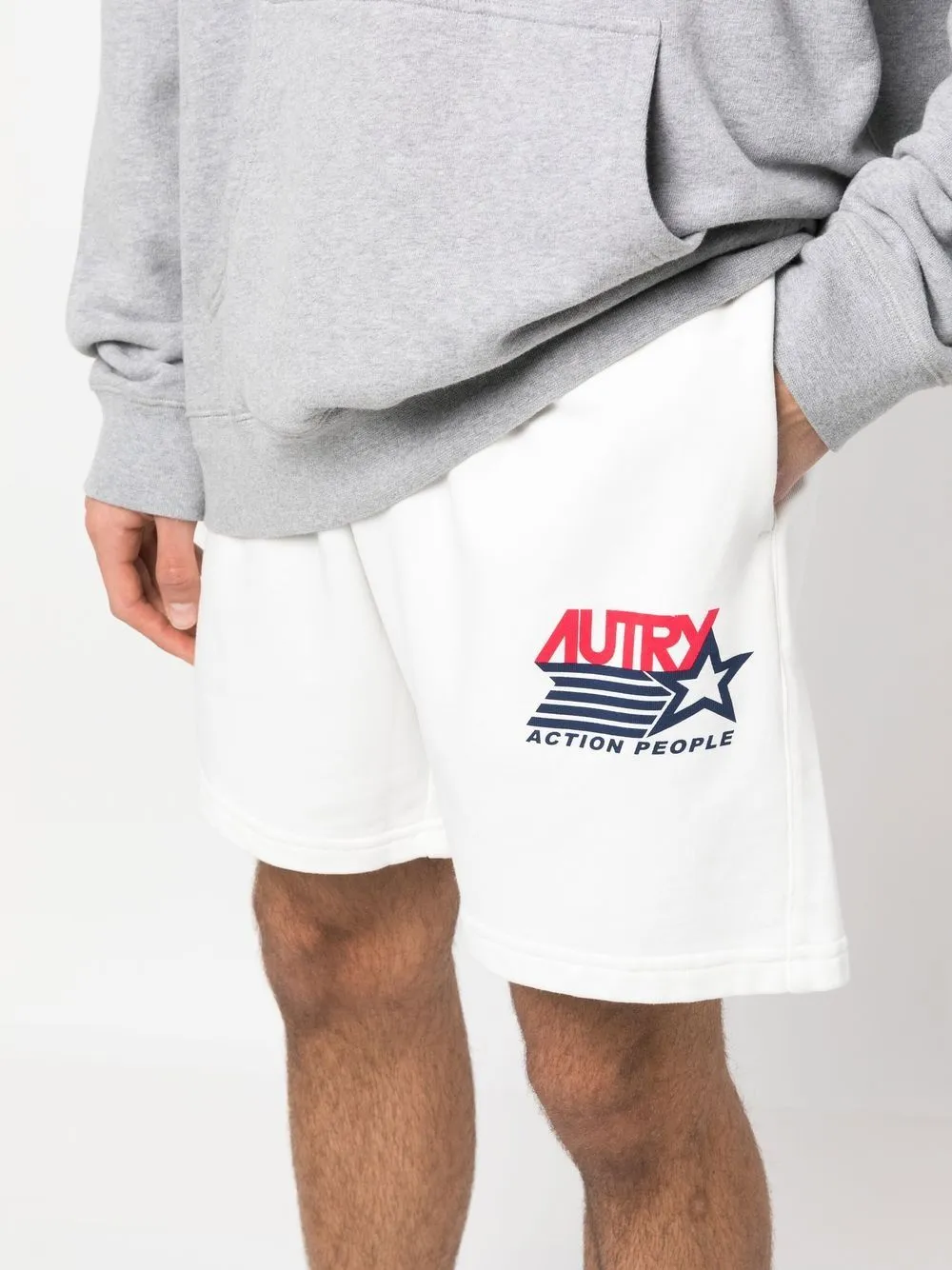 SHORT FELPA BLANCO