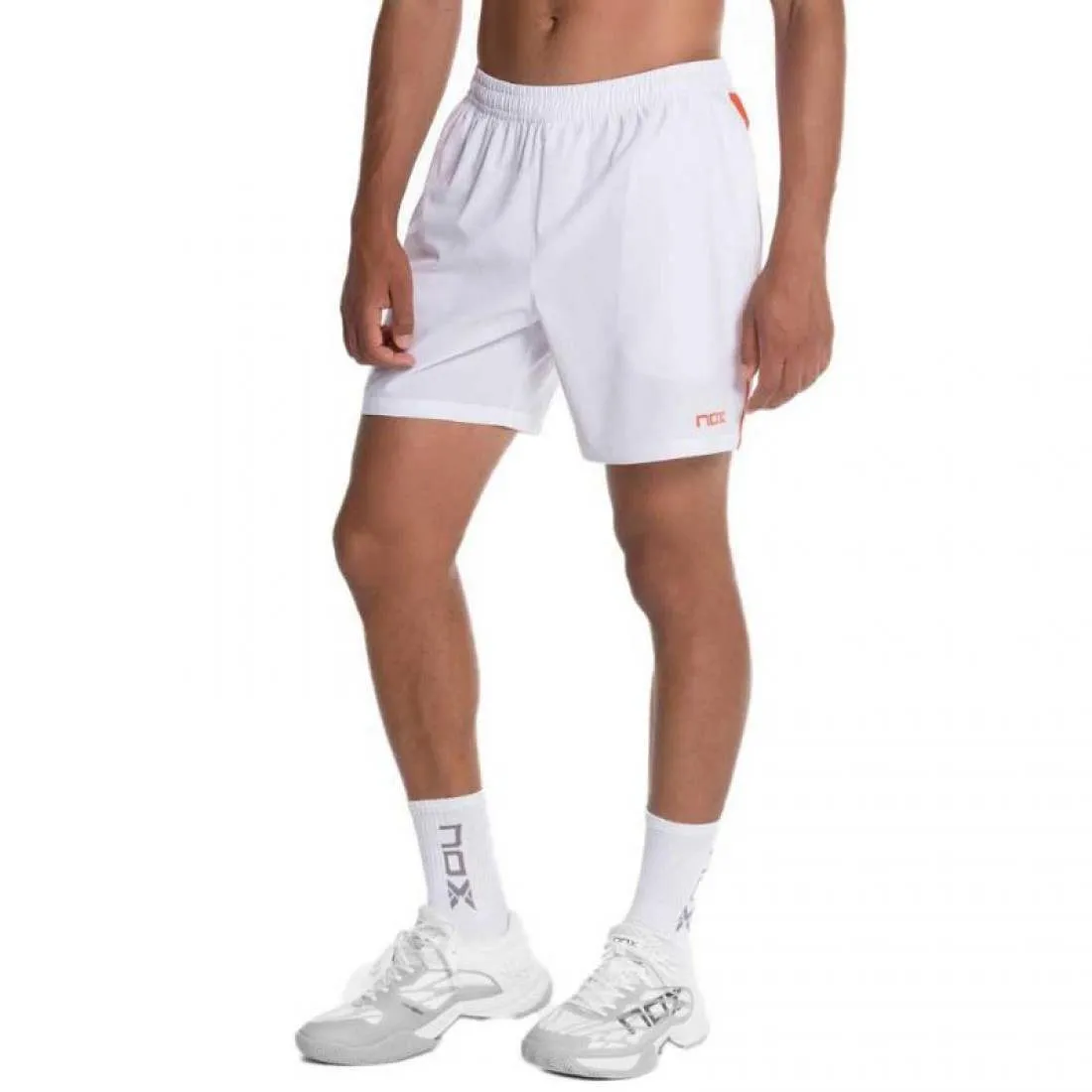 Short Nox Team Blanco Naranja | Nox